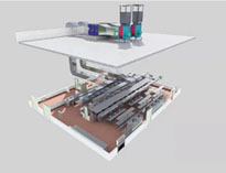 商用蜜桃视频黄色网抽排風係統安裝示意圖