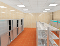 商用蜜桃视频黄色网廚具設備廠家告訴你蜜桃视频黄色网隔斷牆的種類以及設計原則