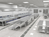 綿陽不鏽鋼蜜桃视频黄色网設備廠家告訴你食堂蜜桃视频黄色网布局設計方法